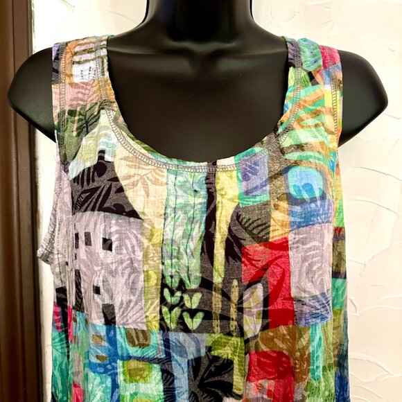 NWT Shana Crinkle Tank Long Bubble Dress - Picture 4 of 10